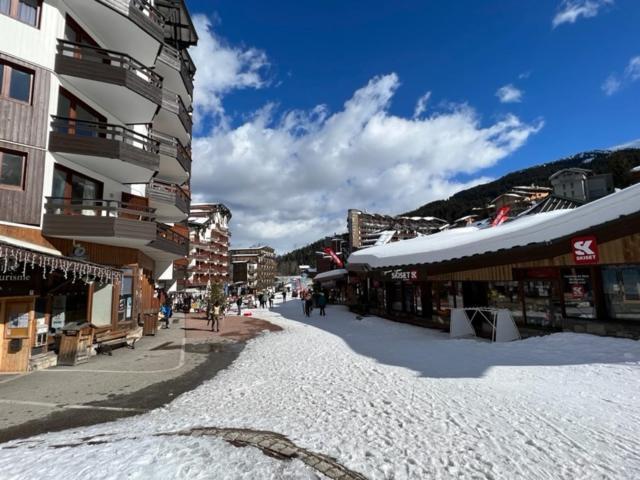 Appartement La Tania 2 pièces garage dans chalet pied pistes Esterno foto