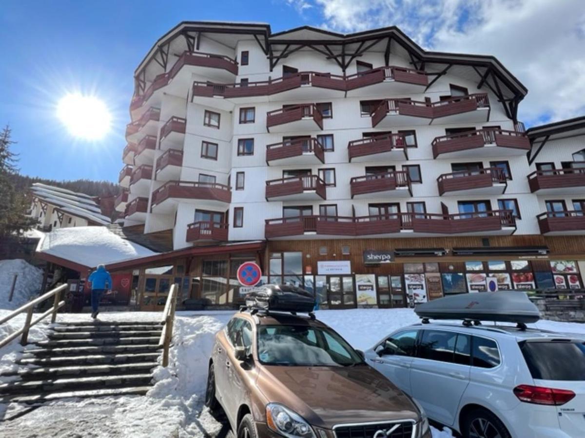 Appartement La Tania 2 pièces garage dans chalet pied pistes Esterno foto